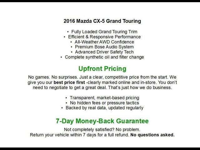 2016 Mazda Mazda CX-5 AWD 4dr Auto Grand Touring