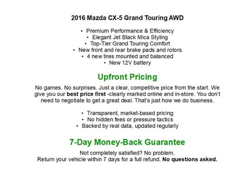 2016 Mazda Mazda CX-5 AWD 4dr Auto Grand Touring