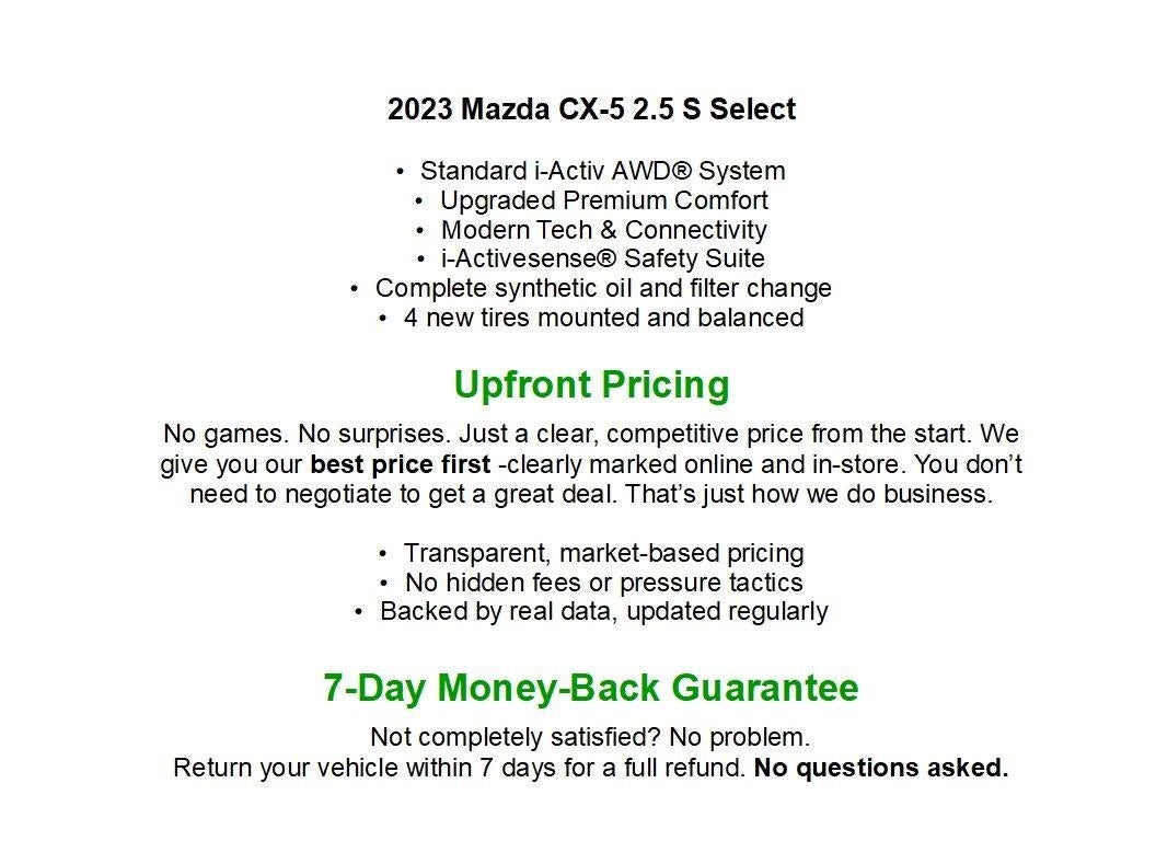2023 Mazda Mazda CX-5 2.5 S Select Package AWD
