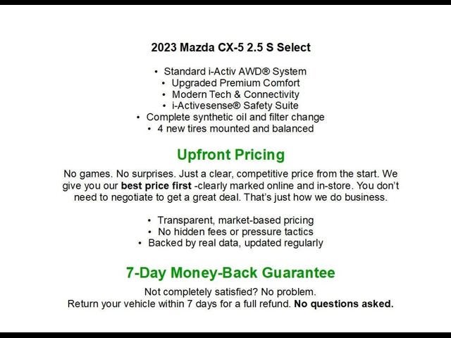 2023 Mazda Mazda CX-5 2.5 S Select Package AWD