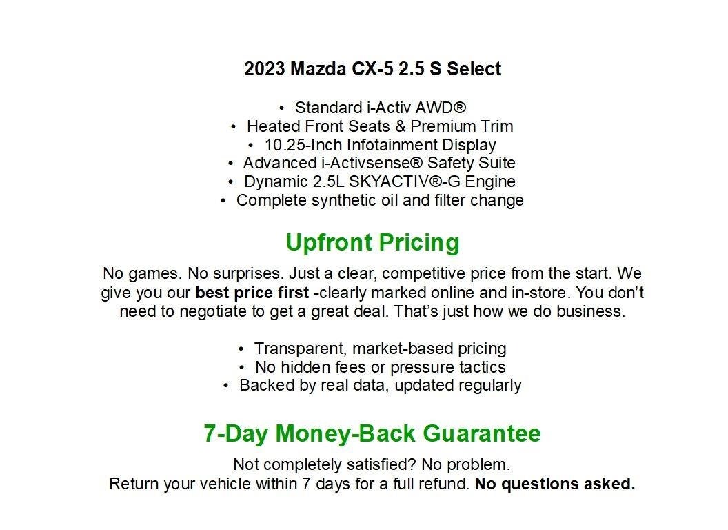 2023 Mazda Mazda CX-5 2.5 S Select Package AWD