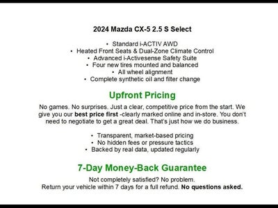 2024 Mazda Mazda CX-5 2.5 S Select Package AWD