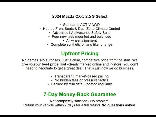 2024 Mazda Mazda CX-5 2.5 S Select Package AWD