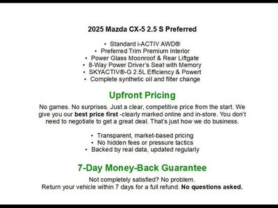 2025 Mazda Mazda CX-5 2.5 S Preferred Package AWD