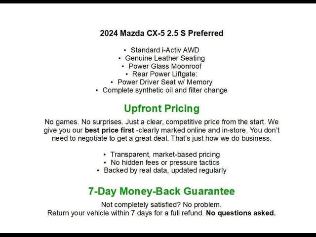 2024 Mazda Mazda CX-5 2.5 S Preferred Package AWD