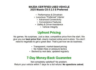 2025 Mazda Mazda CX-5 2.5 S Preferred Package AWD