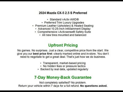2024 Mazda Mazda CX-5 2.5 S Preferred Package AWD
