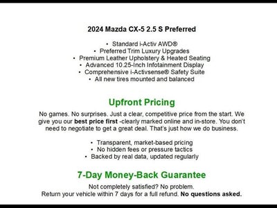 2024 Mazda Mazda CX-5 2.5 S Preferred Package AWD