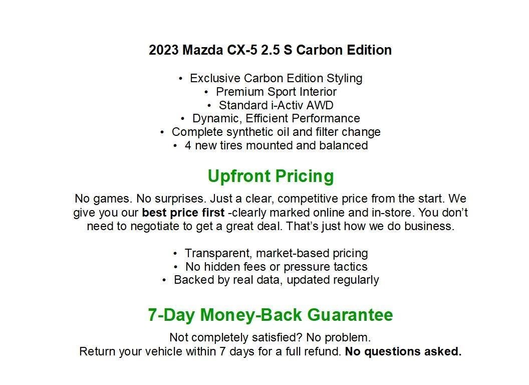 2023 Mazda Mazda CX-5 2.5 S Carbon Edition AWD