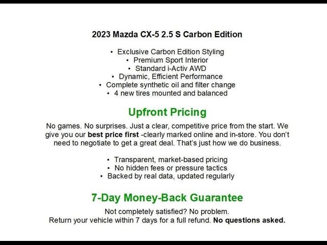 2023 Mazda Mazda CX-5 2.5 S Carbon Edition AWD