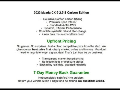 2023 Mazda Mazda CX-5 2.5 S Carbon Edition AWD