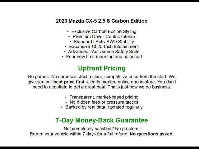 2023 Mazda Mazda CX-5 2.5 S Carbon Edition AWD