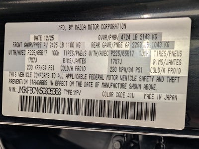 2025 Mazda Mazda CX-5 2.5 S Preferred Package AWD