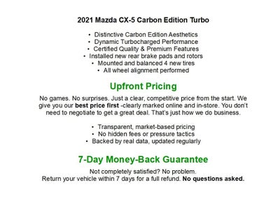 2021 Mazda Mazda CX-5 Carbon Edition Turbo AWD