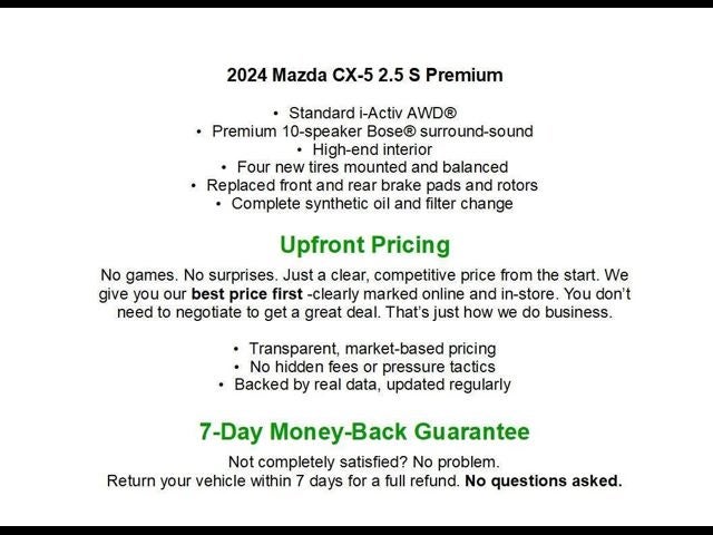 2024 Mazda Mazda CX-5 2.5 S Premium Package AWD