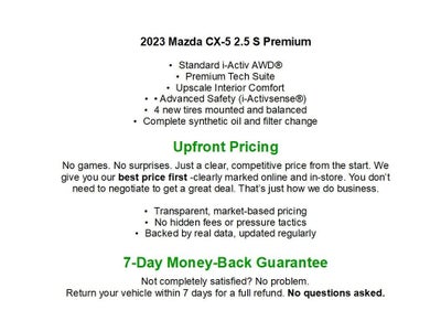 2023 Mazda Mazda CX-5 2.5 S Premium Package AWD