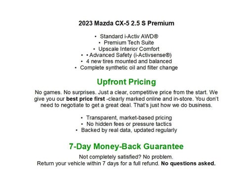 2023 Mazda Mazda CX-5 2.5 S Premium Package AWD