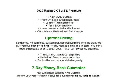 2022 Mazda Mazda CX-5 2.5 S Premium Package AWD