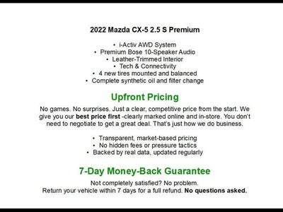 2022 Mazda Mazda CX-5 2.5 S Premium Package AWD
