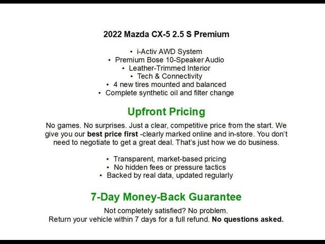 2022 Mazda Mazda CX-5 2.5 S Premium Package AWD