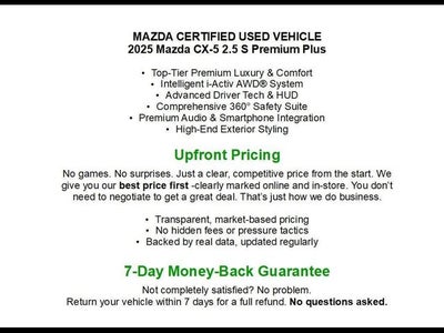 2025 Mazda Mazda CX-5 2.5 S Premium Plus Package AWD