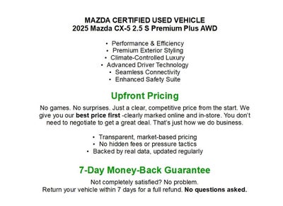 2025 Mazda Mazda CX-5 2.5 S Premium Plus Package AWD