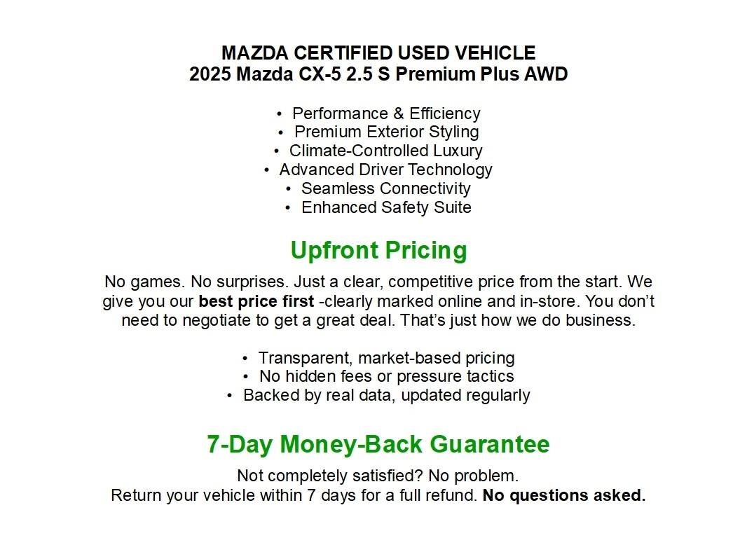 2025 Mazda Mazda CX-5 2.5 S Premium Plus Package AWD