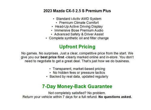 2023 Mazda Mazda CX-5 2.5 S Premium Plus Package AWD