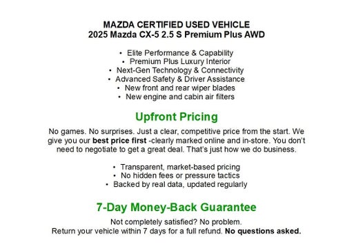 2025 Mazda Mazda CX-5 2.5 S Premium Plus Package AWD