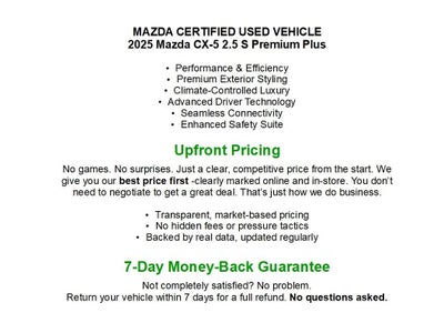 2025 Mazda Mazda CX-5 2.5 S Premium Plus Package AWD