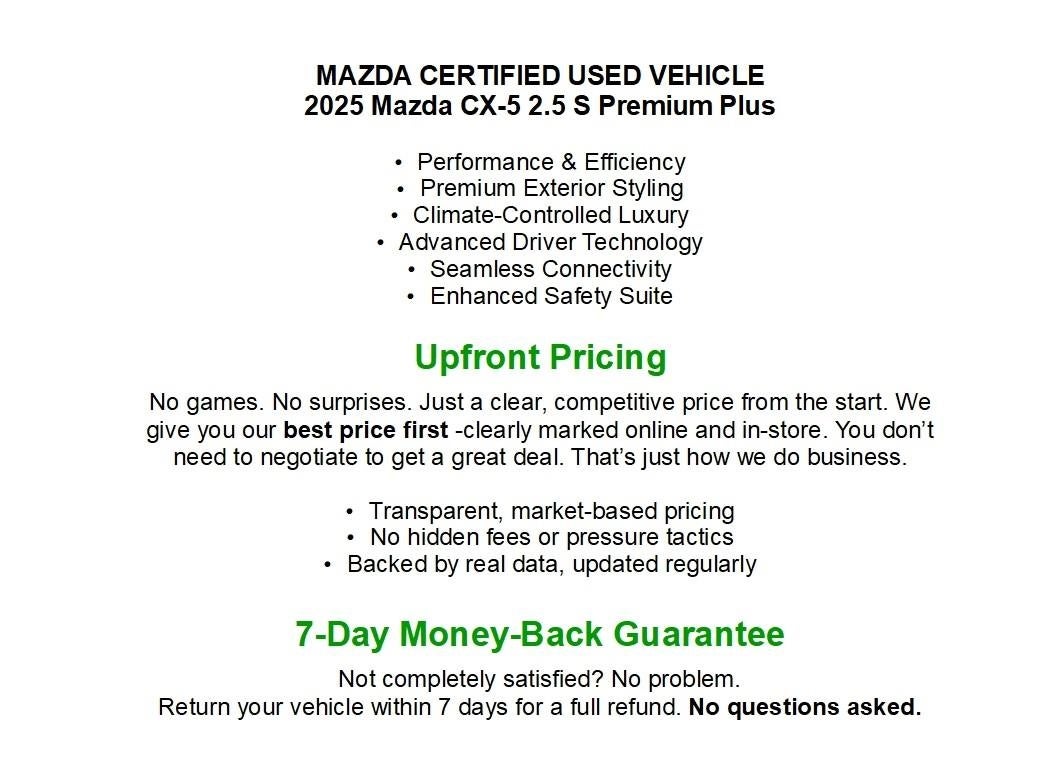 2025 Mazda Mazda CX-5 2.5 S Premium Plus Package AWD
