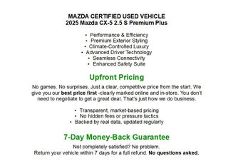 2025 Mazda Mazda CX-5 2.5 S Premium Plus Package AWD