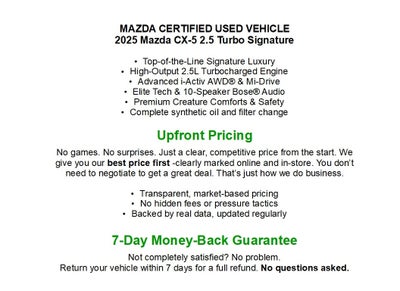 2025 Mazda Mazda CX-5 2.5 Turbo Signature AWD