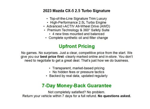 2023 Mazda Mazda CX-5 2.5 Turbo Signature AWD