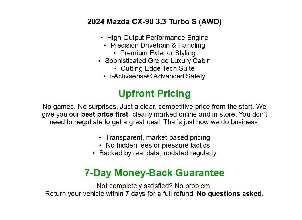 2024 Mazda Mazda CX-90 3.3 Turbo S AWD