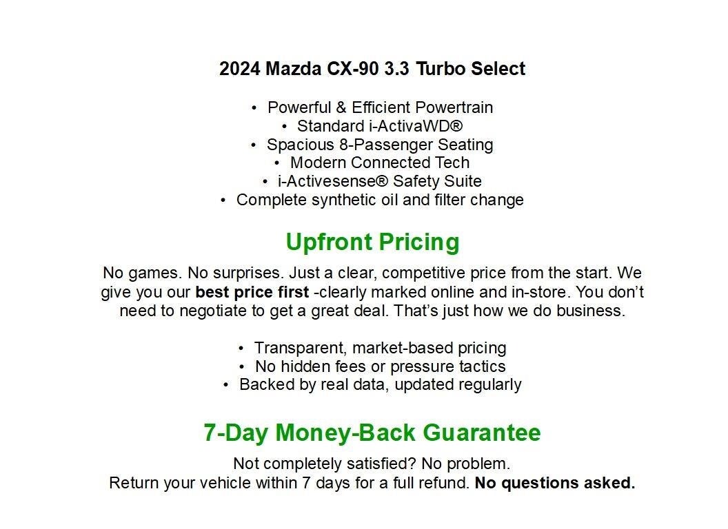 2024 Mazda Mazda CX-90 3.3 Turbo Select AWD