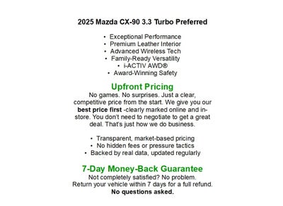 2025 Mazda Mazda CX-90 3.3 Turbo Preferred Package