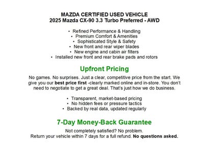 2025 Mazda Mazda CX-90 3.3 Turbo Preferred Package