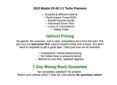 2025 Mazda Mazda CX-90 3.3 Turbo Premium Sport