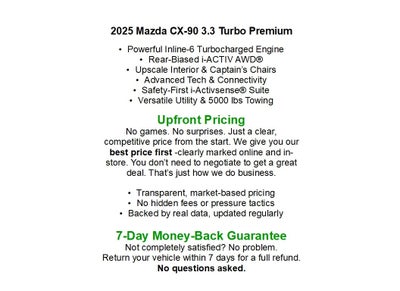 2025 Mazda Mazda CX-90 3.3 Turbo Premium Sport