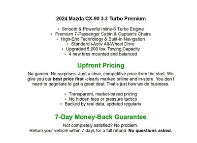 2024 Mazda Mazda CX-90 3.3 Turbo Premium AWD