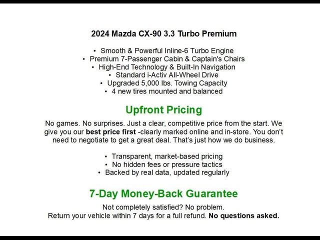 2024 Mazda Mazda CX-90 3.3 Turbo Premium AWD