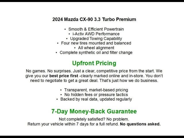 2024 Mazda Mazda CX-90 3.3 Turbo Premium AWD