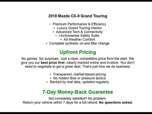2018 Mazda Mazda CX-9 Grand Touring AWD