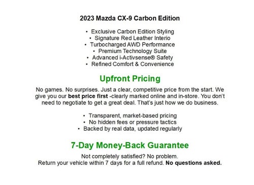 2023 Mazda Mazda CX-9 Carbon Edition AWD