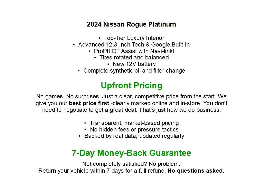 2024 Nissan Rogue AWD Platinum