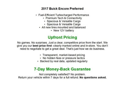 2017 Buick Encore FWD 4dr Preferred