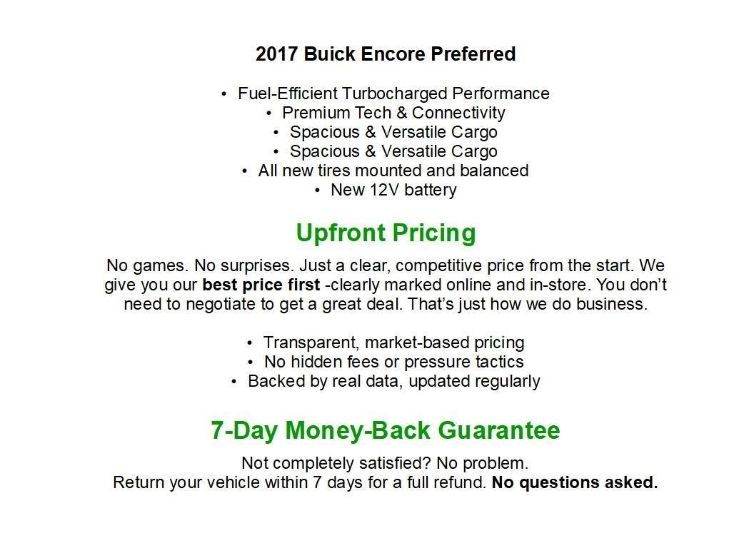 2017 Buick Encore FWD 4dr Preferred
