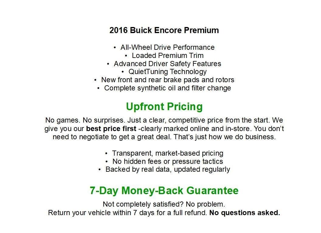 2016 Buick Encore FWD 4dr Premium