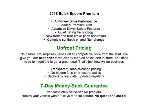 2016 Buick Encore FWD 4dr Premium